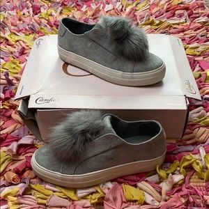 Candies’s Grey Puff Shoe